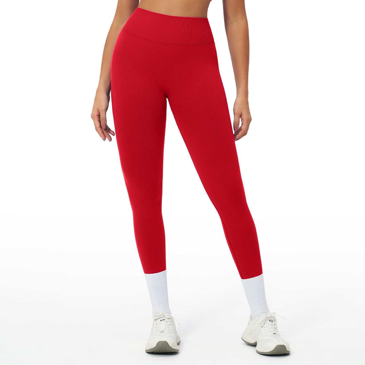 Seamless Yoga Pants with V-Shape Design