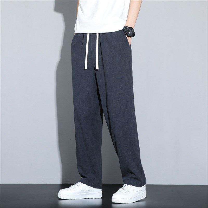 Mens Casual Straight Leg Pants