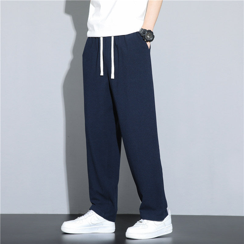 Mens Casual Straight Leg Pants