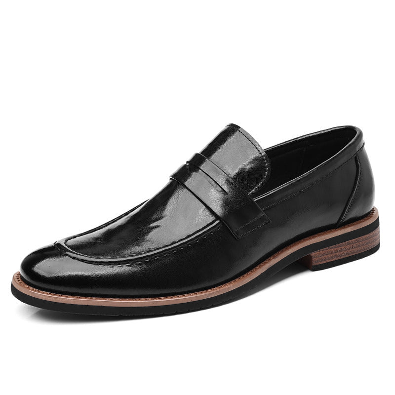 Mens Pointed Toe Oxford Dress Shoes